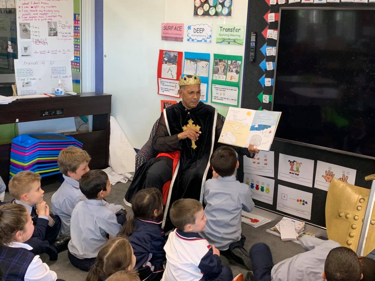 Santa Sophia Catholic College Staff dressed as Book Characters