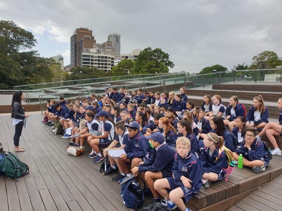 Santa Sophia students at Body Worlds Exhibition