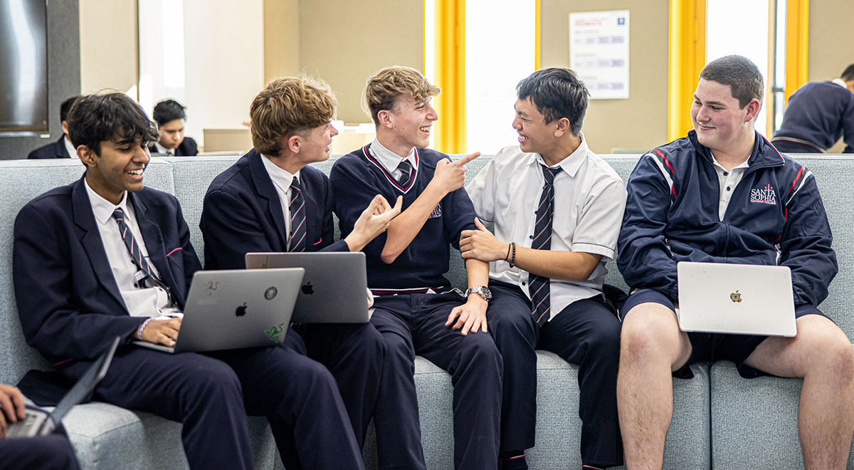 Santa Sophia Catholic College Box Hill students smiling