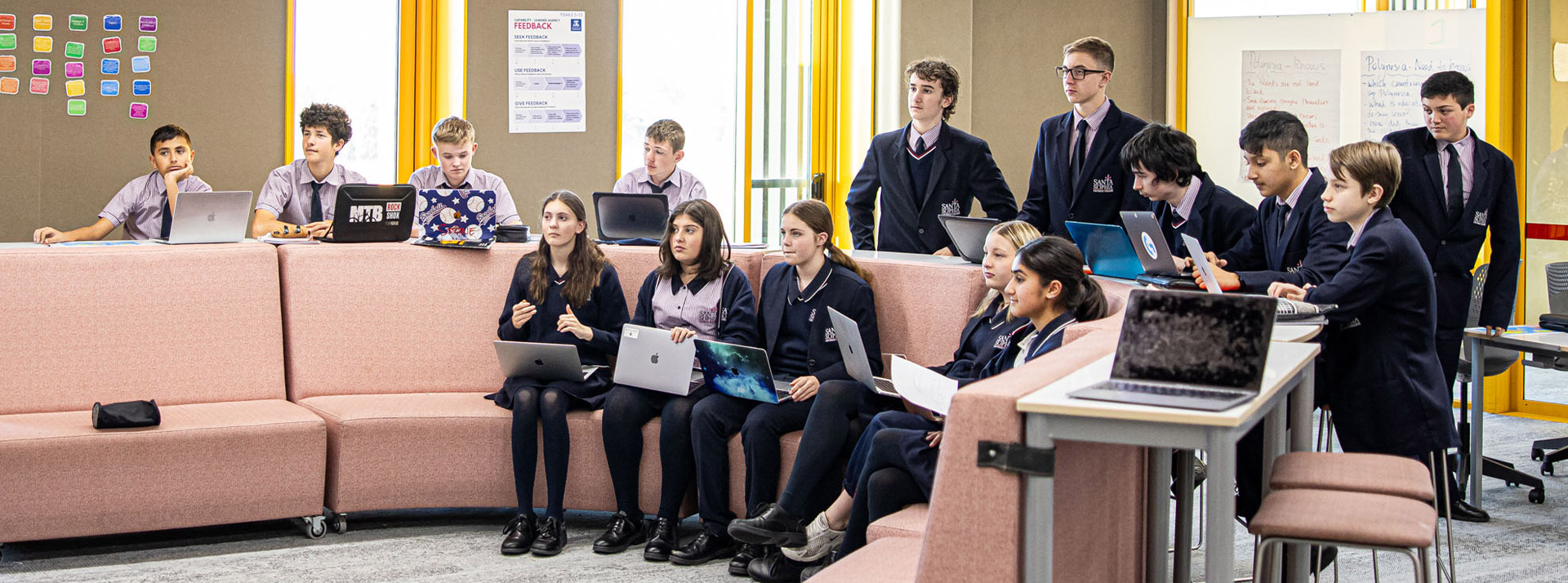 Santa Sophia Catholic College Box Hill students in classroom