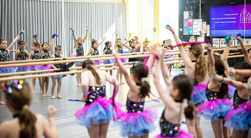 Santa Sophia Catholic College Box Hill students dancing