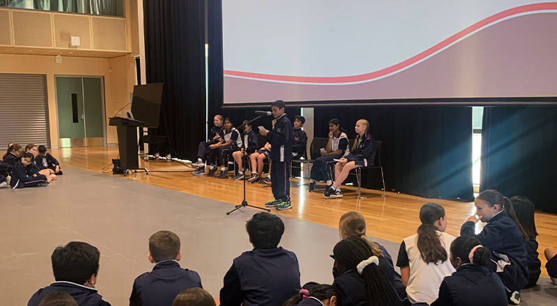 Santa Sophia Catholic College Box Hill students in Voice of Youth