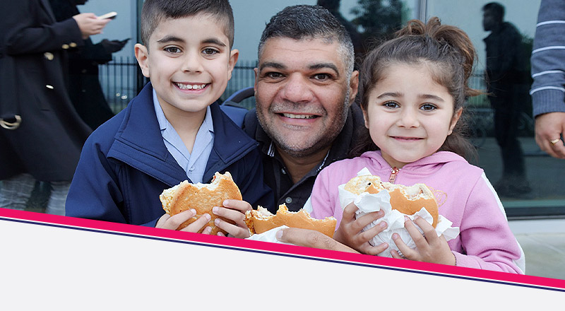 Santa Sophia Catholic College Box Hill students with loving father