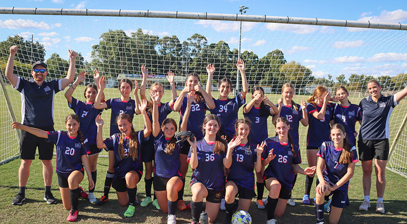 Santa Sophia Catholic College Box Hill soccer team