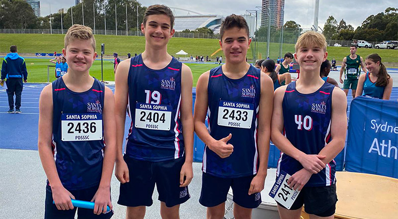 Santa Sophia Catholic College Box Hill students participating in PDSSSC competitions