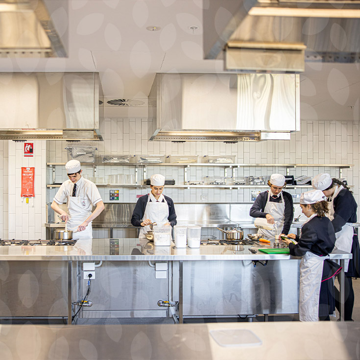 Santa Sophia Catholic College Box Hill students in hospitality setting