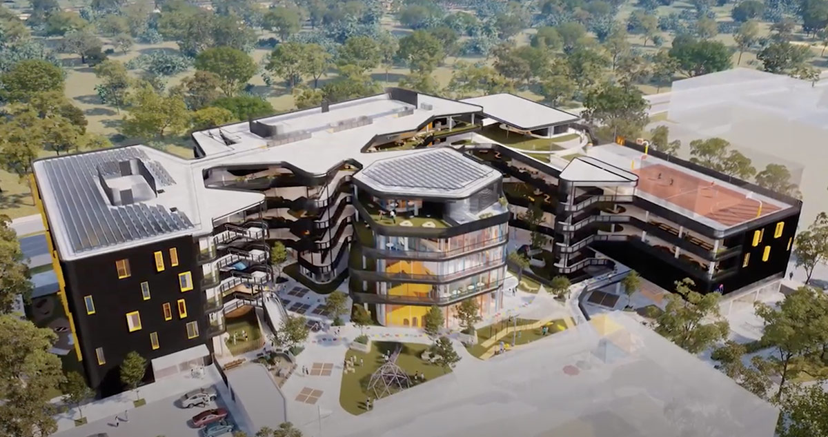 Santa Sophia Catholic College Architectural Render